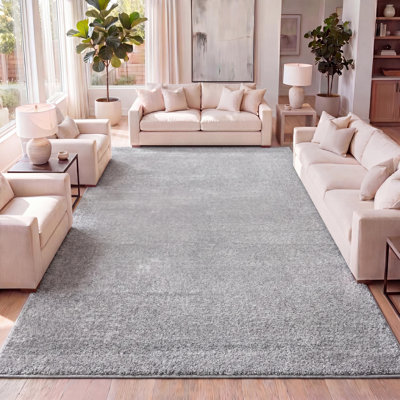 Tapis gris clair Asaiah