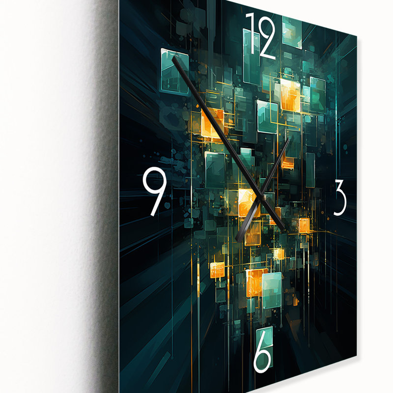 Audren - Abstract Painting Modern Wall Clock, Small