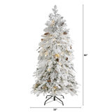 Lighted Artificial Christmas Tree