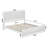 Jeinny Solid Wood Low Profile Platform Bed with Matching Footboard-101454303-118944236
