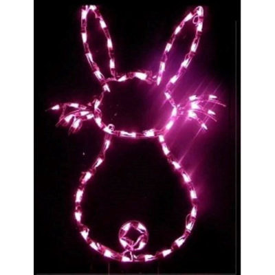 Easter Bunny Peep Holiday Lighted Display