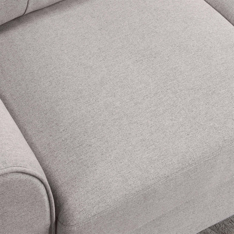 Fauteuil 1 place rembourré en lin Modern pour la maison ou le bureau
