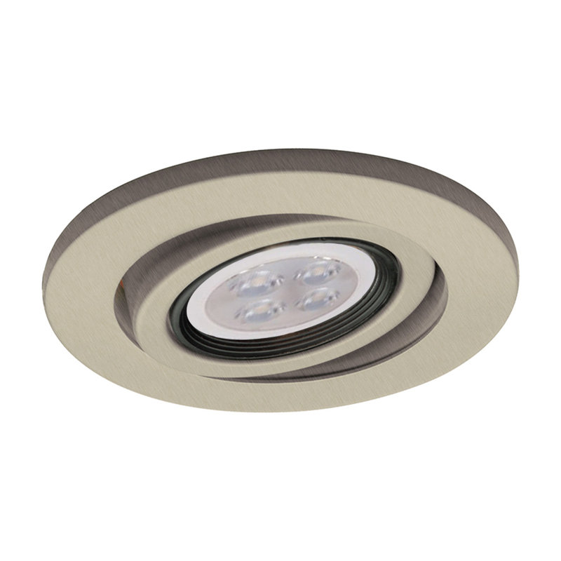 Open Recessed Trim, Brushed Nickel