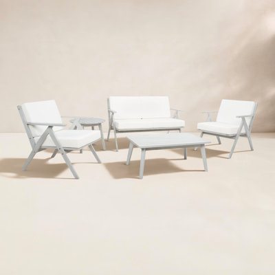 Jose 4-Person Acacia Patio Seating Group
