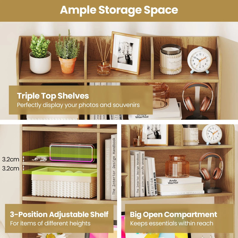 Manufactured Wood Desk Organiser