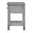 Geneva - 1 Drawer Nightstand with USB-A and USB-C Port - Distressed White Finish