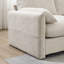 Canapé modulaire en L 96,5 po en chenille avec repose-pieds, accoudoirs éléphants, chargeur USB, support pour téléphone et poches latérales, canapé convertible confortable pour le salon, un appartement et un petit espace-833817236