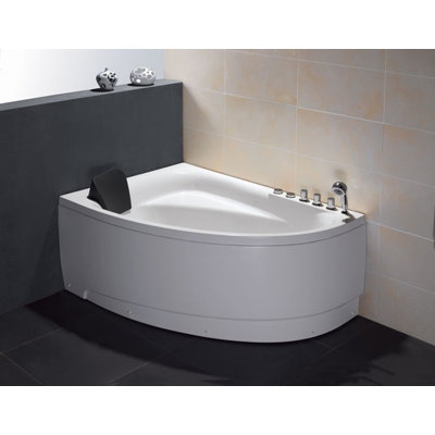 59'' x 39.4'' Acrylic Bathtub with Faucet