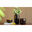Vase de table en verre 7,9 "brun / noir Henderikus