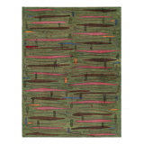 One-of-a-Kind 7’1”x9’6” Hand Knotted Area Rug
