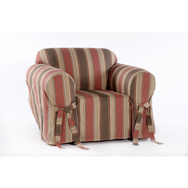 Housse pour fauteuil 100% coton, Rouille