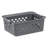 Small Plastic Storage Baskets, Gray