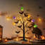 Arbre de Noël artificiel éclairé 24 pi Jahdae - support inclus
