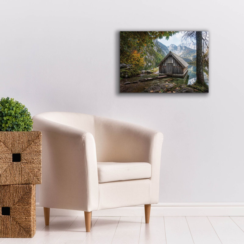  «Lakeside» par Martin Podt, art mural sur toile, 26 po x 18 po