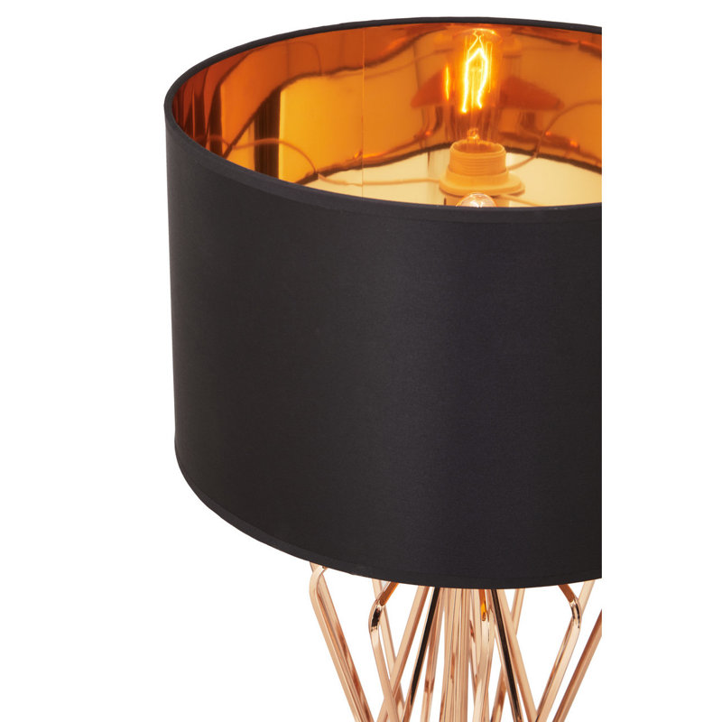 Amaud Metal Table Lamp, Black