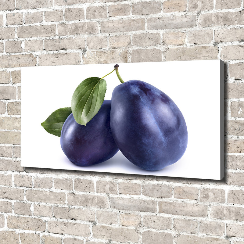 Plums - Wrapped Canvas Print