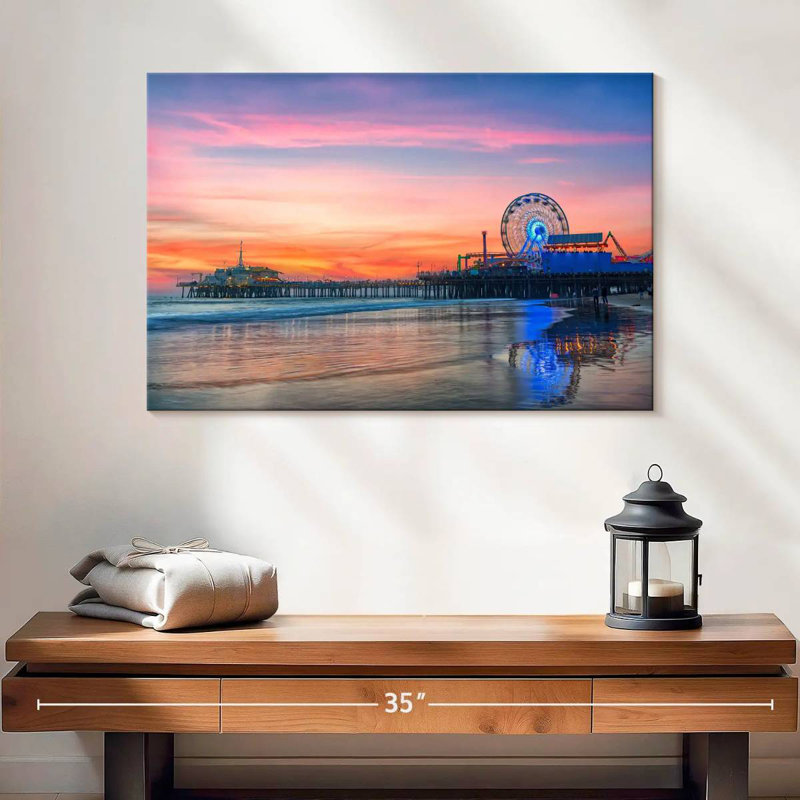 Gillard célèbre Santa Monica Pier, H 16 po x l 24 po