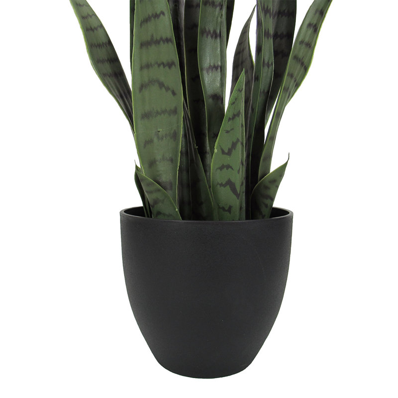 Plante de serpent artificielle Sansevieria en pot, H 26 po x l 12 po x P 12 po