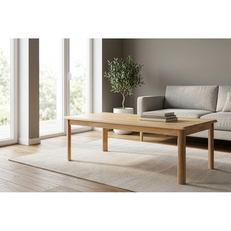 Callaway Solid Wood Four Leg Coffee Table