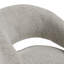 Stewartville - Chaise de salle à manger moderne en tissu gris clair