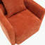 Fauteuil demi-tonneau pivotant en chenille-813798799
