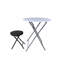 Ensemble de 2 tables de bar pliantes
