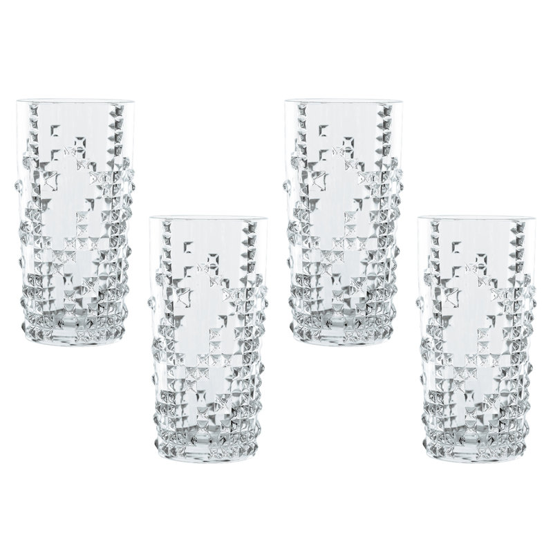 13.2 Oz Longdrink Glasses, Set of 4