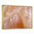 Toile avec cadre flottant or