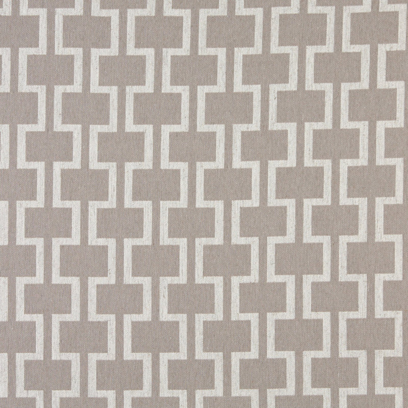 Tissu de lin géométrique, Gris 4