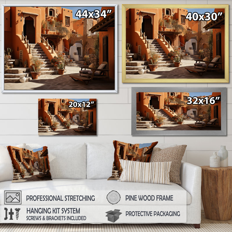 Égypte, Essence de Nubie I - reproduction sur toile, Toile tendue, H 34 po x l 44 po x P 1,5 po