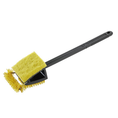 Mr BarBQ XL Triple Action Grill Brush Powered by Scrub Daddy