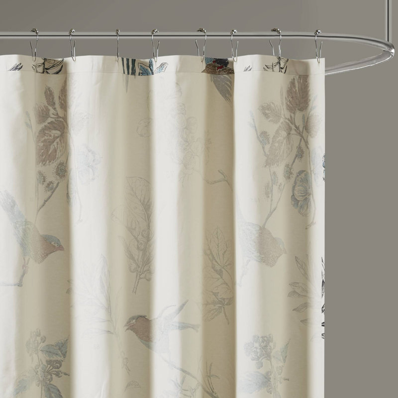 Rideau de douche simple 100% coton Quincy