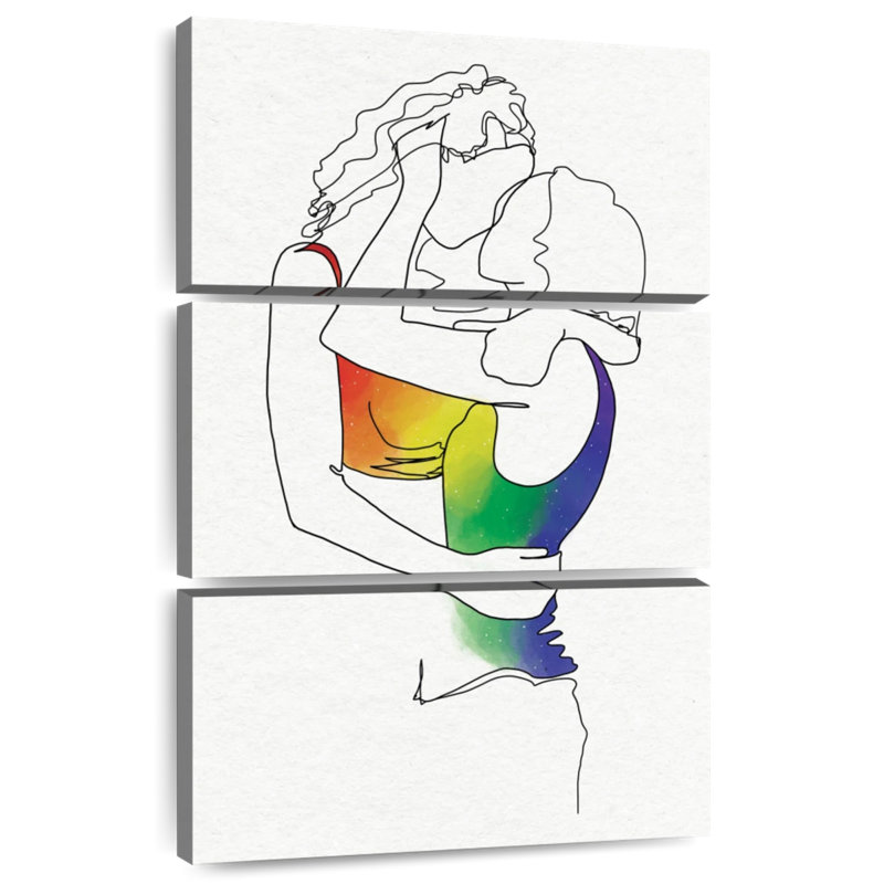 Lesbians In Love, 38" H x 24" W