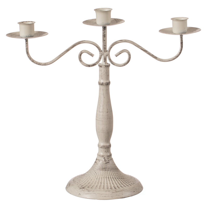 Bougeoir de table en acier inoxydable