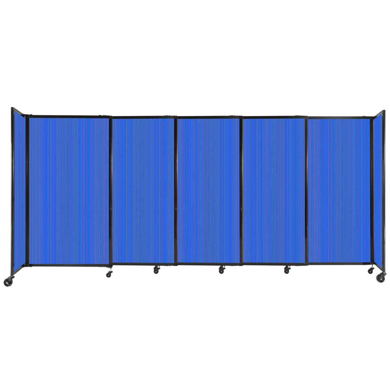 Cloison murale en polycarbonate 360, H 60 po x l 135 po x P 1 po, Blue