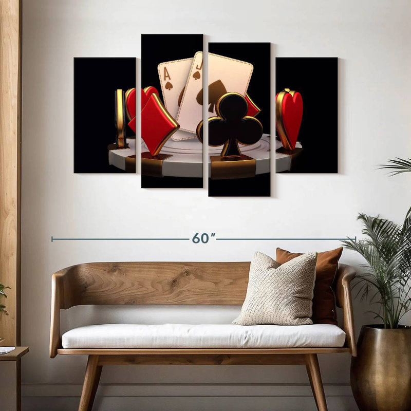 Senne Blackjack Concept, 32" H x 52" W