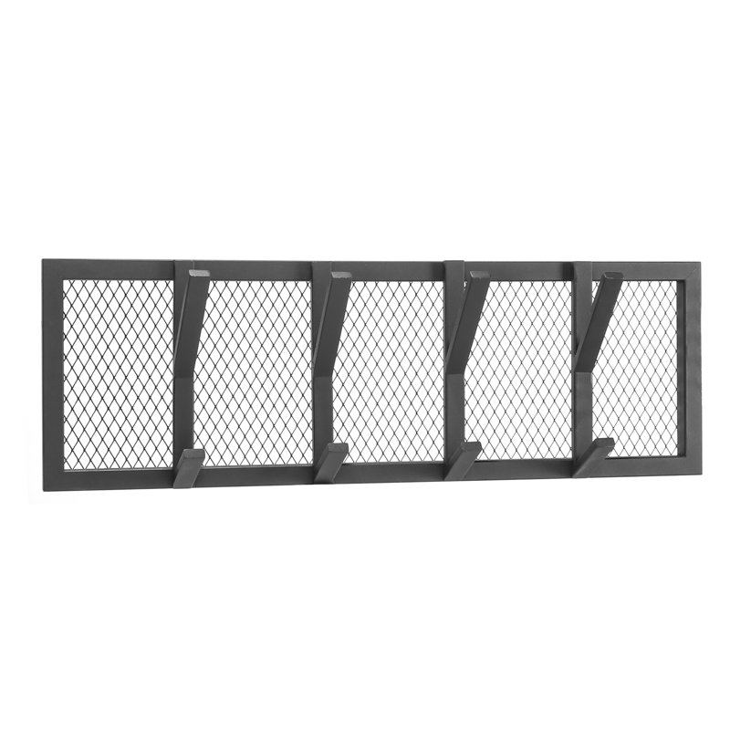 Label51 Coat Rack Gruff 70 x 9 x 22cm M, Black