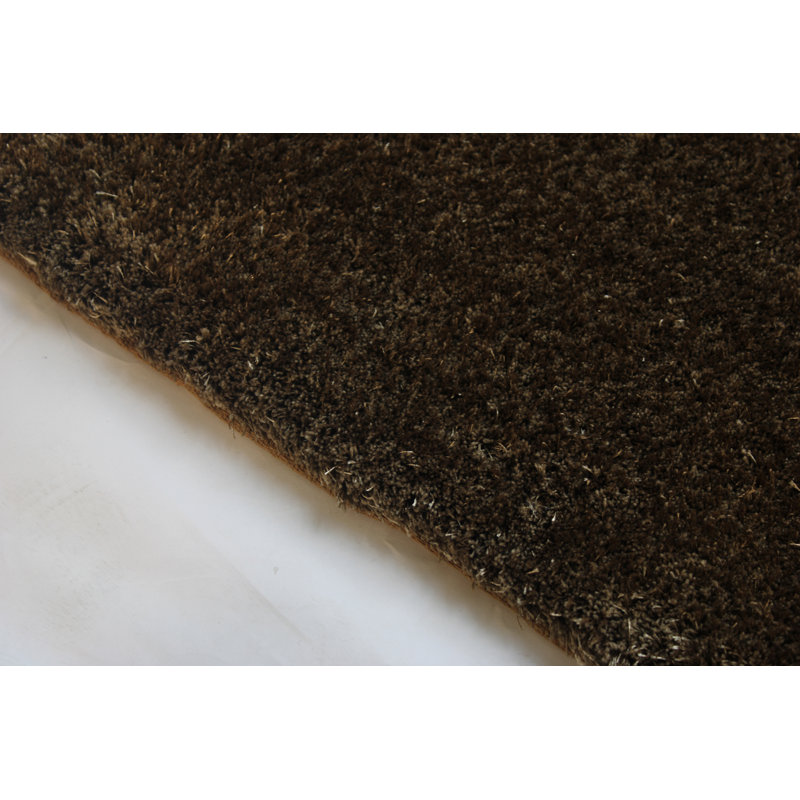 Kristin Solid Colour Shag Area Rug, Rectangle 80 x 150cm