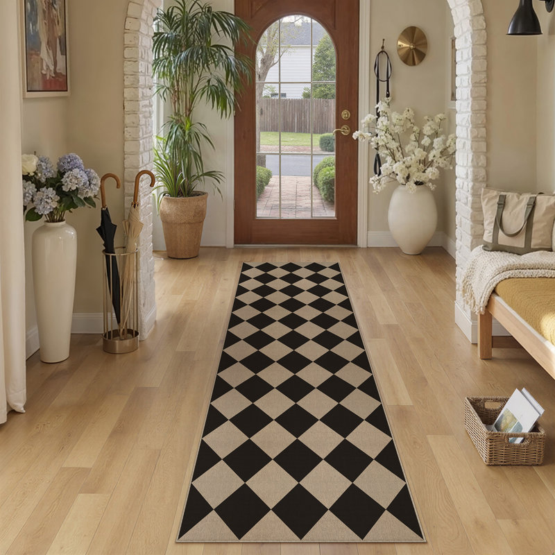 Tapis intérieur / extérieur Kason, Tapis de couloir 2 pi x 8 pi