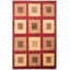 Tapis unique en laine noué à la main style Chobi des années 2010 de 6 pi 5 po x 9 pi 10 po crème Puertas