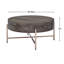 Table basse à tambour avec 1 tiroir