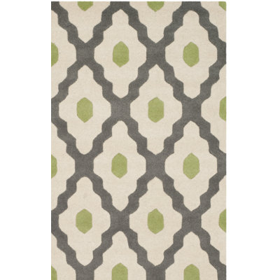 Carolene Hand Tufted Wool Geometric Rug