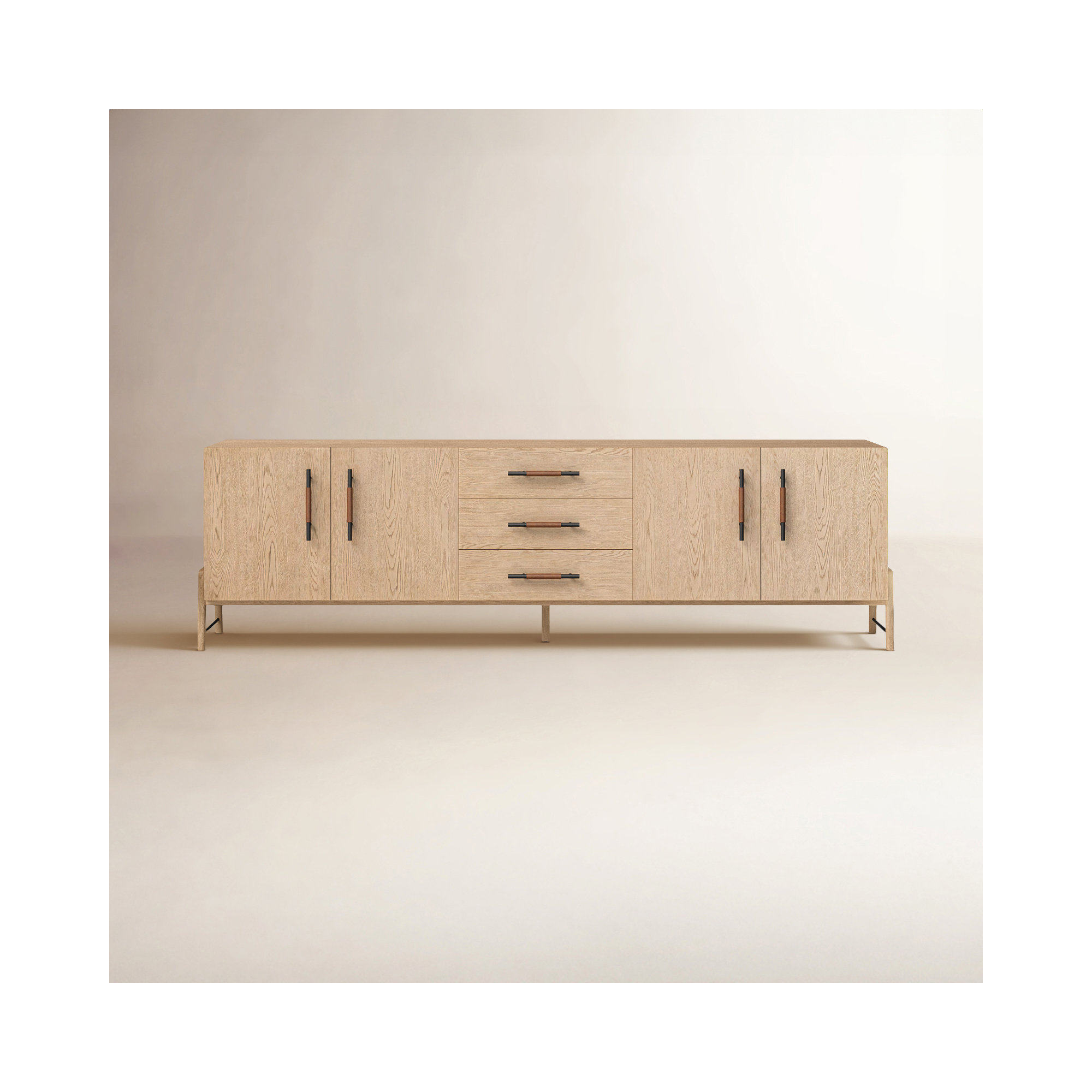 Karsten 94" Media Console, Natural