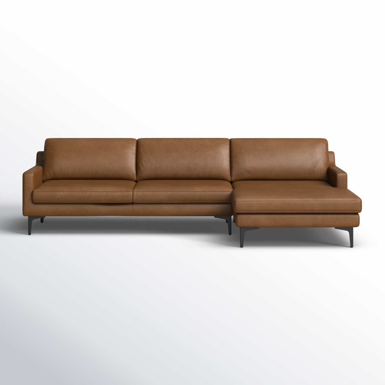 Sectional genuine leather sofa online