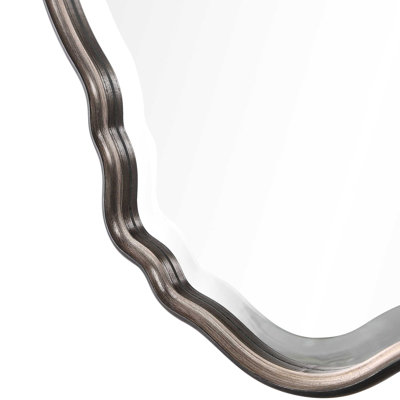 Oaklynn Wood Elongated Wall Mirror
