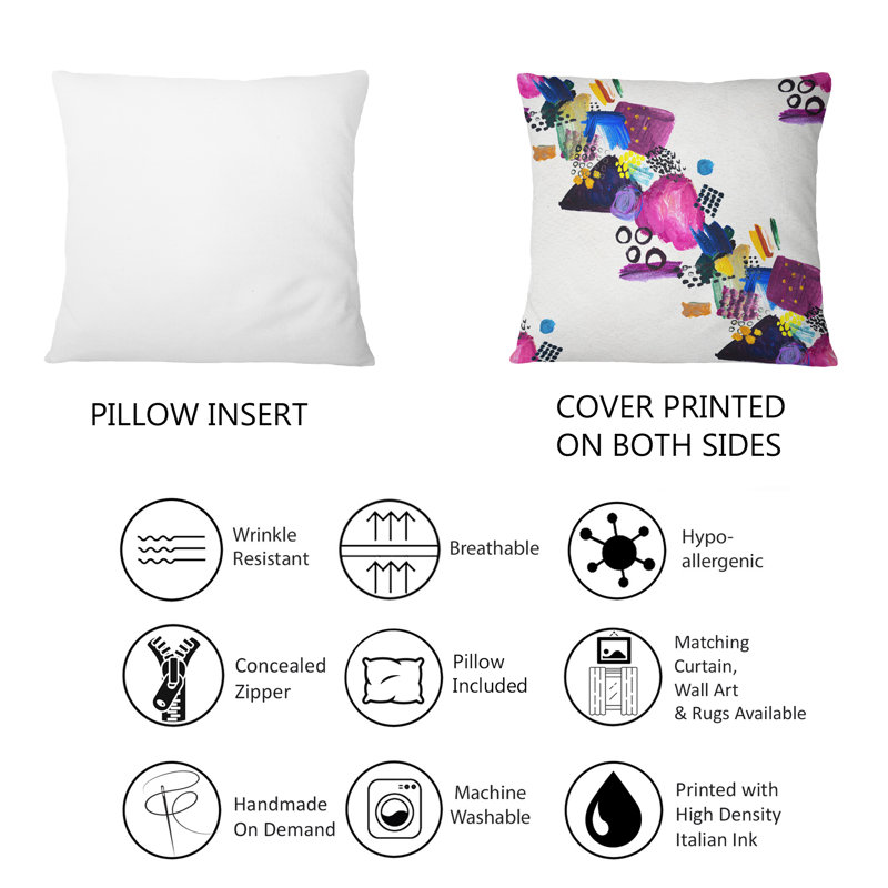 Motif multicolore de motifs de peinture sans soudure I - imprimé moderne 1