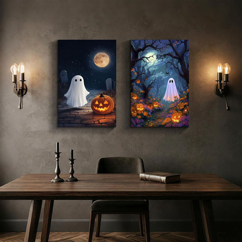 2 Piece Wrapped Canvas Wall Art, 90cm H x 60cm W