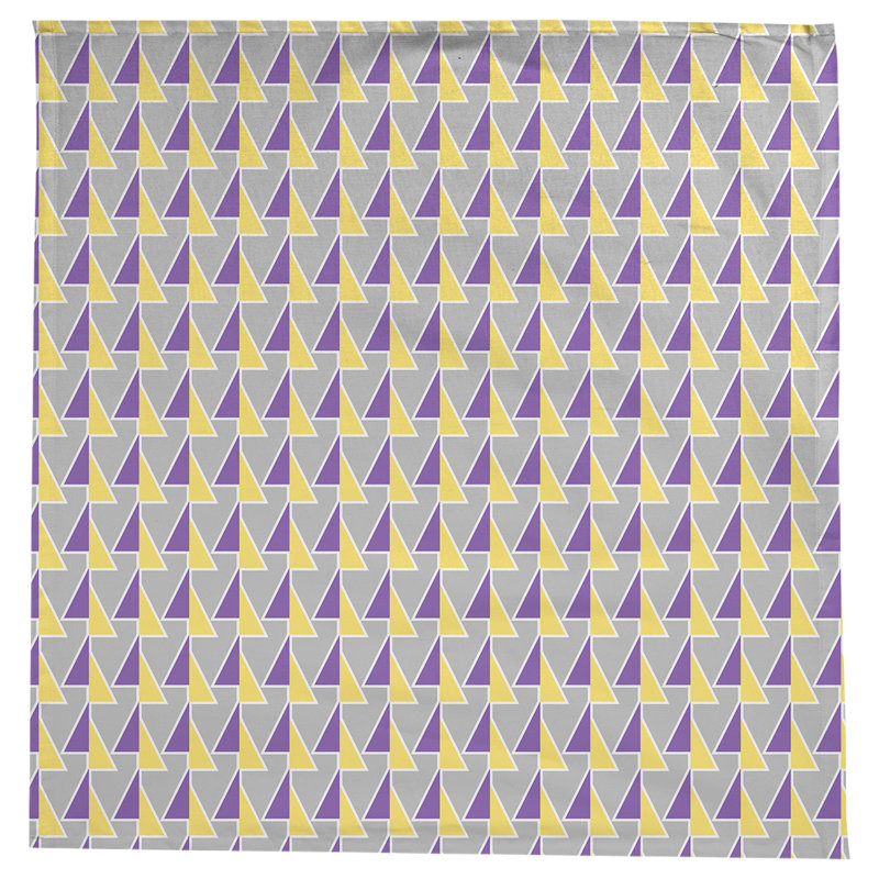 Flèches Nappe, Mauve/jaune