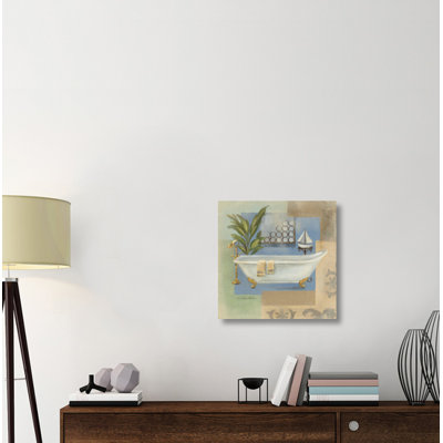 " Coastal Bathtub I " Print