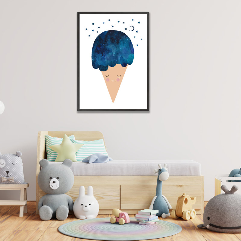 Pop Art & Retro Sleep Well par Treechild, art encadré, H 24 po x l 36 po x P 1 po